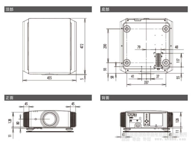 JVC X618ͶӰ�C�ߴ�