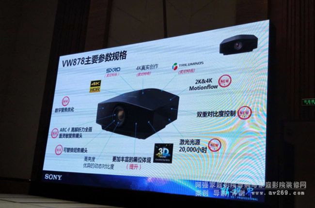 ����VPL-VW878ͶӰ�C��Ҫ����