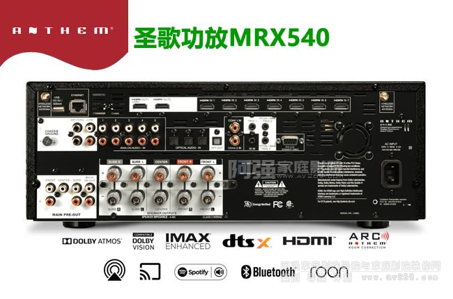 ʥ��MRX540���Ž�B Anthem ֧��7.2��ǰ��ݔ��