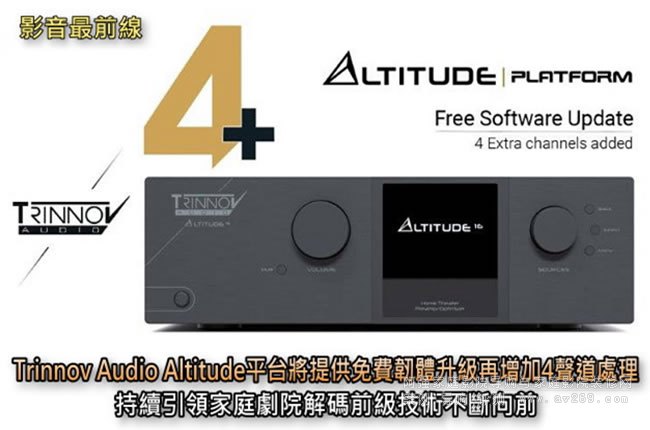 ���ZTrinnov Audio Altitudeƽ�_�ṩ���M�̼�����������4��̎��