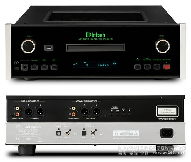 ������ȫ�����ŞӍԴ McIntosh MCD600 SACD/CD ���P