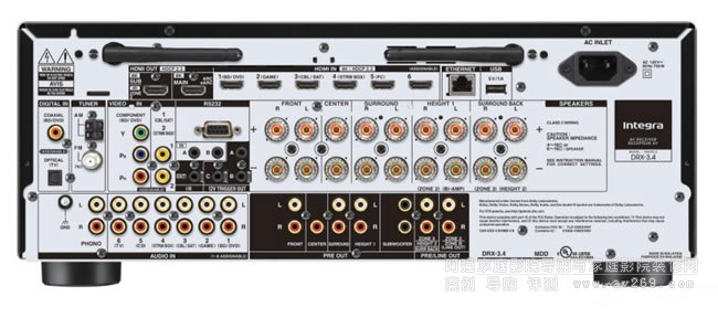 Integra DRX-3.4 �h�@�U��C�u�y��ȫ�l��Dirac Live���У�����ܼӳ֣���Ч����ā�Y�����h�@�����и�����