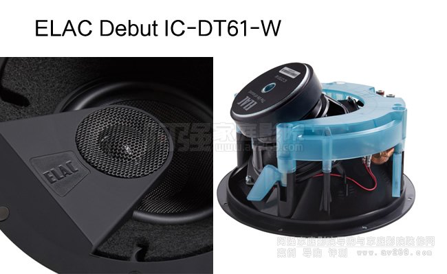 ELAC Debut IC-DT61-W 6.5�����ʽ��ͥӰԺ�P(y��ng)��